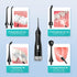 COSLUS Water Dental Flosser Teeth Pick C20(F5020E): Portable Cordless Oral Irrigator 300ML Rechargeable Travel Irrigation Cleaner IPX7 Waterproof Electric Flossing Machine for Teeth Cleaning
