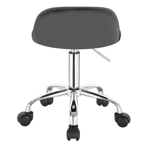 WOLTU Swivel Office Stool with Wheels Height Adjustable Computer Chair With Low Backrest Work Roller Rocker Dressing Stool