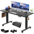 Devoko Electric desk Height Adjustable 140x80 with Roller Type-C Memory Control Anti-Collision