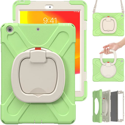 For IPad 7th 8th 9th 10.2 10th Gen Air 2 3 4 5 10.9 Mini 6 9.7 Pro 11 12.9 2022 Case Rotation Handle Stand Kids Shockproof Cover (Copy)