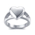 Customized Women Signet Ring, Chunky Round Top Initial Letter Stamp, Stainless Steel Punk Candid Fashion Jewelry Gift To Girls