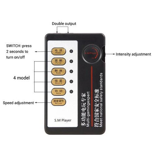 Electric Shock Nipple Clamps BDSM Bondage Labia Clip Clit/Penis Stimulator E-stim Massage Glove/Pad SM Roller Sex Toy For Couple