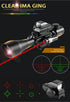 4-12x50 Scope Illuminated Rangefinder Reticle Rifle Holographic 4 Reticle Sight 20mm Red Grenn Laser For Hunting