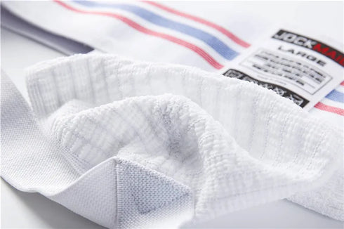 JOCKMAIL sexy men underwear jockstrap homme mens jockstrap underwear man thong jockstrap gay jock strap cotton Breathable white