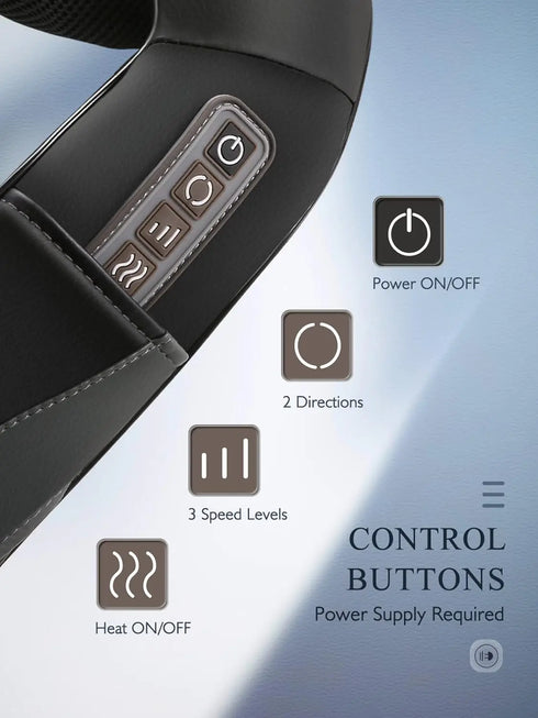 High Quality Neck Massager Kneading Shoulder Masajeador Neck and Shoulder Relaxer for Women Men Mom Dad