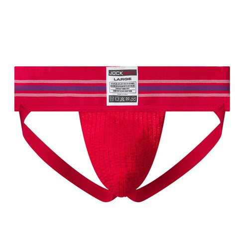 JOCKMAIL sexy men underwear jockstrap homme mens jockstrap underwear man thong jockstrap gay jock strap cotton Breathable white