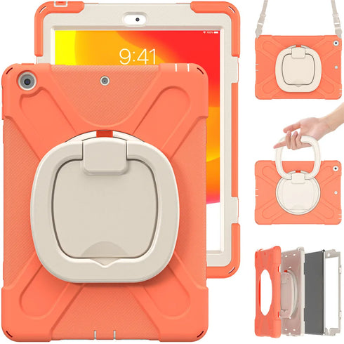 For IPad 7th 8th 9th 10.2 10th Gen Air 2 3 4 5 10.9 Mini 6 9.7 Pro 11 12.9 2022 Case Rotation Handle Stand Kids Shockproof Cover (Copy)