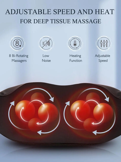 High Quality Neck Massager Kneading Shoulder Masajeador Neck and Shoulder Relaxer for Women Men Mom Dad