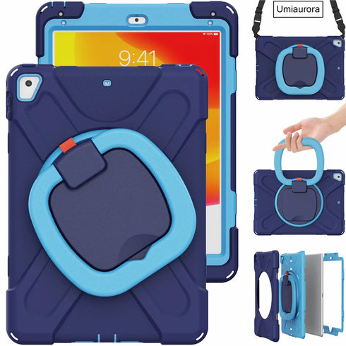 For IPad 7th 8th 9th 10.2 10th Gen Air 2 3 4 5 10.9 Mini 6 9.7 Pro 11 12.9 2022 Case Rotation Handle Stand Kids Shockproof Cover (Copy)