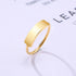Customized Women Signet Ring, Chunky Round Top Initial Letter Stamp, Stainless Steel Punk Candid Fashion Jewelry Gift To Girls