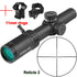 1-5x24 Scopes Compact Scope Hunting Scopes Tactical Sight Wide Angle Sight