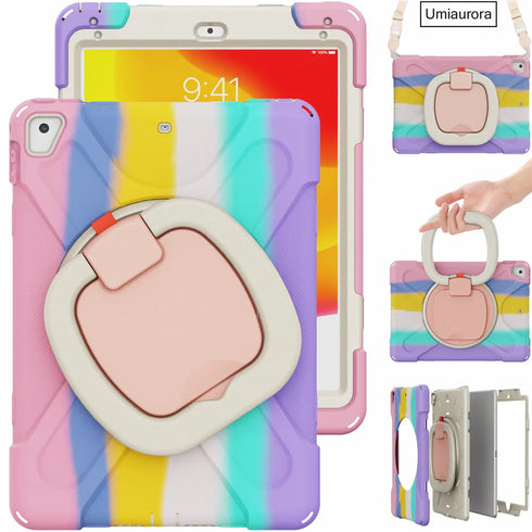 For IPad 7th 8th 9th 10.2 10th Gen Air 2 3 4 5 10.9 Mini 6 9.7 Pro 11 12.9 2022 Case Rotation Handle Stand Kids Shockproof Cover (Copy)