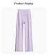 DRUR Women's High Waisted Capri 3/4 Length Yoga Leggings With Tummy Control Flare Pants for Gym Running Dance Clothes Summer New