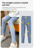 2/4 Pcs Children's Mix And Match Love Printed Leggings Girls Casual Joker Slim 9 Pants Fashion Elastic Waist Valentine's Day Pan