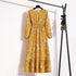 Spring Summer Women Maxi Dresses Casual Full Sleeve Floral Printed O-neck Woman Bohe Beach Party Long Dress Mujer Vestidos