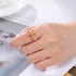 Custom Double First Name Finger Ring For Women Men Personalized Couple Family Gift Gold Color Stainless Steel Metal Jewelry