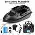 Modern GPS Fishing Bait Boat with 3 Bait Containers 12000mAh Wireless Bait Boat with Automatic Return Function Various styles