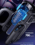 Dual Handles Leten King Sex Machine Electric Thrusting Male Masturbator Orgasm Adult Toys 2 Soft Sleeve Voice Penis Stimulator