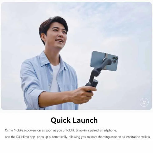 DJI Osmo Mobile 6/7/7P/8 Handheld Gimbal 3-Axis stabilisation activefollow 5.0 Built-In Extension Red Original Brand in stock