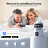 Lenovo Dual Lens HD IP Security Camera 8MP indoor WiFi Camera Auto Tracking Color Night CCTV Audio Video Surveillance Camera