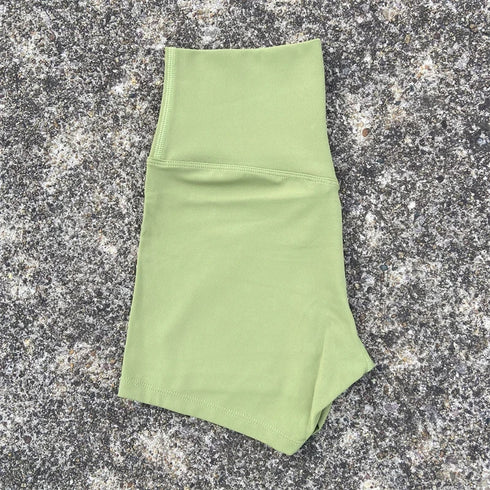Sexy Solid Color Women Fitness Sport Short High Waist Athletic Yoga Short Leg Cycling Comprehensive Training Jogging Squat Proof