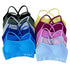 2025 Nouveau Haute Elastique Antichoc Entièrement Mat Croix Beauté Dos Nu Sans Couture Vêtements De Yoga Soutien-Gorge De Sport