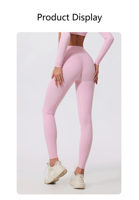 New Summer High Waist Sport Legging Women Stretch Gym Pants Women Running Workout Leggings Female Soft Tights Push Up Yoga Pants