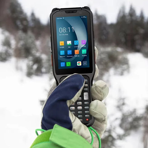 UROVO RT40 Digital Keyboard Pdas Android 10 4G Inventory Handheld Barcode Scanner Mobile Data Terminal Rugged Pda