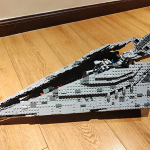 75190 1416pcs Large Building Block First Order Star Destroyer Birthday Christmas Gift Toy for Children and Adult Fast Shipping