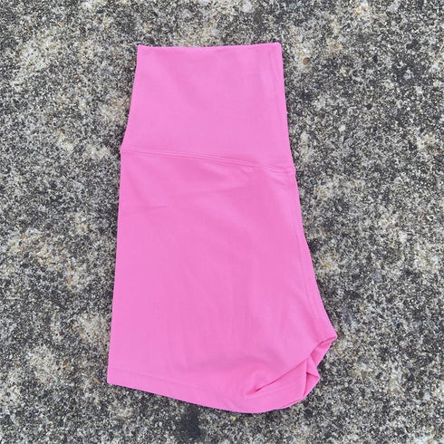 Sexy Solid Color Women Fitness Sport Short High Waist Athletic Yoga Short Leg Cycling Comprehensive Training Jogging Squat Proof