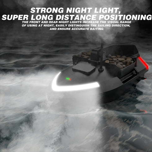 Modern GPS Fishing Bait Boat with 3 Bait Containers 12000mAh Wireless Bait Boat with Automatic Return Function Various styles