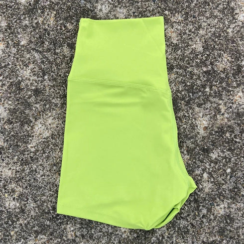 Sexy Solid Color Women Fitness Sport Short High Waist Athletic Yoga Short Leg Cycling Comprehensive Training Jogging Squat Proof