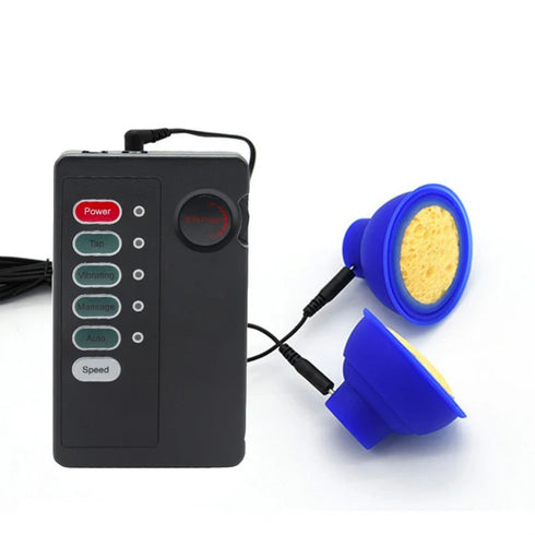 Electric Shock Nipple Clamps BDSM Bondage Labia Clip Clit/Penis Stimulator E-stim Massage Glove/Pad SM Roller Sex Toy For Couple