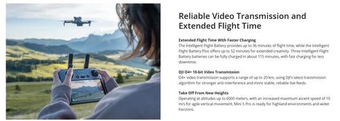 DJI Mini 5 Pro Ultra-Light & Folk Drone 4K/60fps HDR Video Camera Drone Under 250g Extended Battery Life