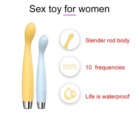 Powerful Beginner G-Spot Vibrator for Women 8 Seconds to Orgasm Finger Shaped Vibes Nipple Clitoris Stimulator Adult Sex Toys
