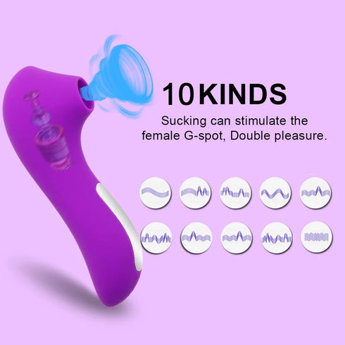 Powerful Sucking Vibrator for Women Sucker Clitoris Nipple Oral Vacuum Stimulator Vagina Female Masturbator Adults Sex Toys 18+