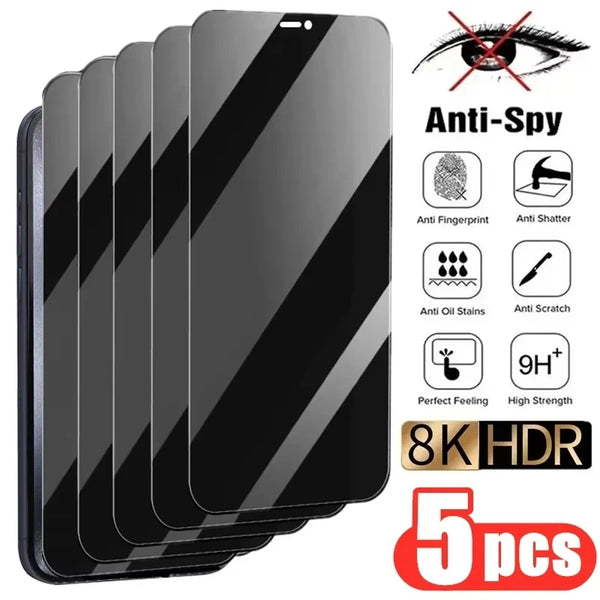 1-5PCS Privacy Screen Protectors Tempered Glass For Samsung A07 A06 A05 A57 A56 A55 A54 A36 A35 A34 A33 A26 A25 A17 A16 A15 A14