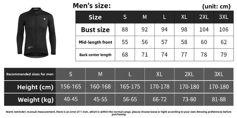 XINTOWN Men's Long Sleeve Cycling Jersey, Spring/Summer Racing Apparel, Export Bicycle Clothing, Solid Color Long Top