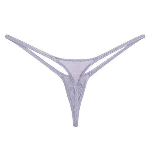 YAULAANG Sexy men's gloss gay underwear oily G-Strings thong Shiny low-waisted High Elasticity mens lingerie