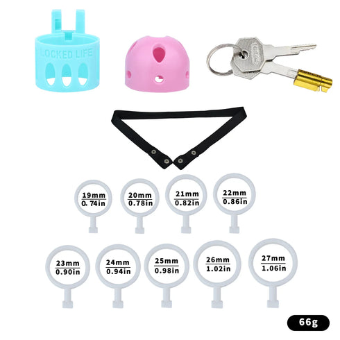 New Ringless Chastity Cage 5 Color Options Male Penis CB Lock Urethral Locking Device Sissy Device Breathable One-Piece Sex Toy