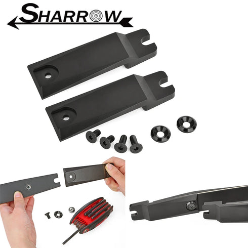 F-Transfer Interface Aluminum Adapter Module Convert ILF Bow Limb To Formula Interface for Archery Recurve Bow Shooting Hunting