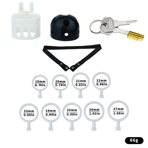 New Ringless Chastity Cage 5 Color Options Male Penis CB Lock Urethral Locking Device Sissy Device Breathable One-Piece Sex Toy