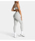 Teveo Tight-fitting Leopard-print Seamless Yoga Pants with Nude-skin High Elasticity Suitable for Fitness Running Pants