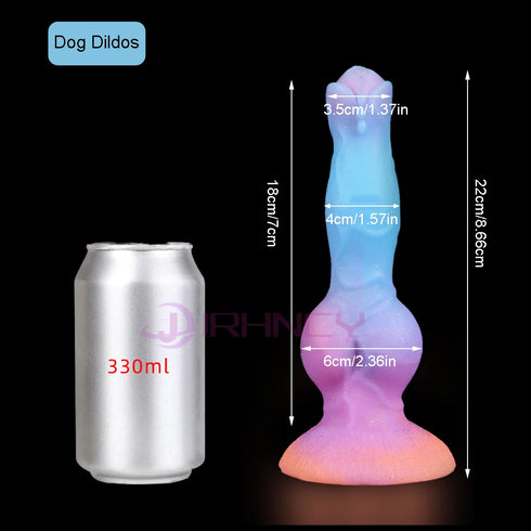 Luminous Animals Dildos Horse Realistic Dog Dildo For Women Horse Penis Monster Dragon Anal Dildos Beautiful Women Men Sex Toys