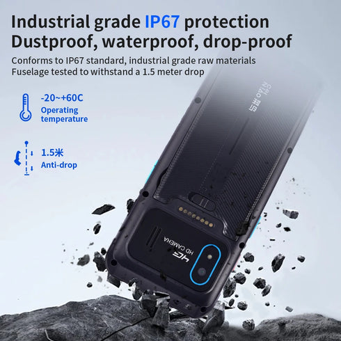 YK957 JR Android 2d Qr Code Reader Handheld Terminal Pda Android Barcode Scanner with Nfc Rfid Reader Medical Device Pdas 4+64g