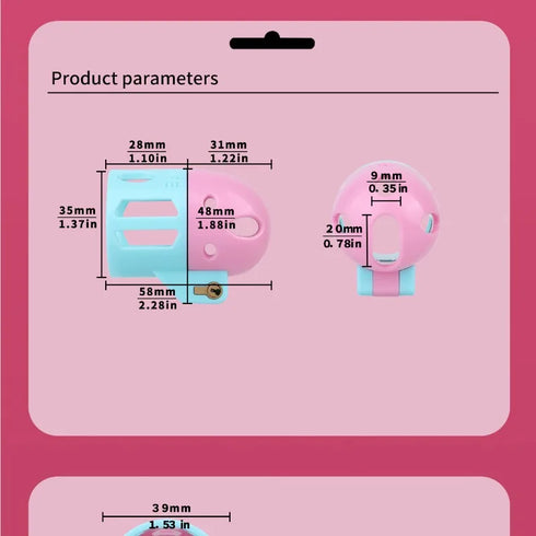New Ringless Chastity Cage 5 Color Options Male Penis CB Lock Urethral Locking Device Sissy Device Breathable One-Piece Sex Toy