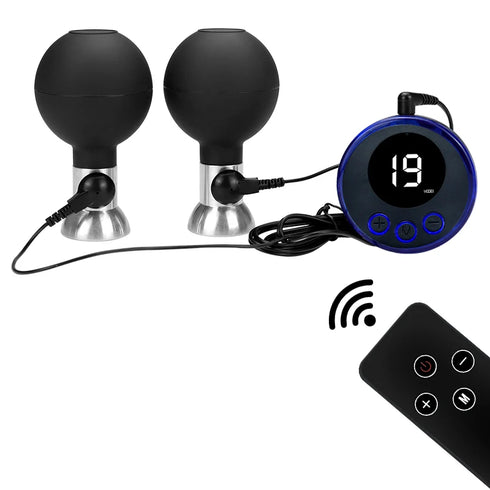 Electric Shock Nipple Clamps BDSM Bondage Labia Clip Clit/Penis Stimulator E-stim Massage Glove/Pad SM Roller Sex Toy For Couple