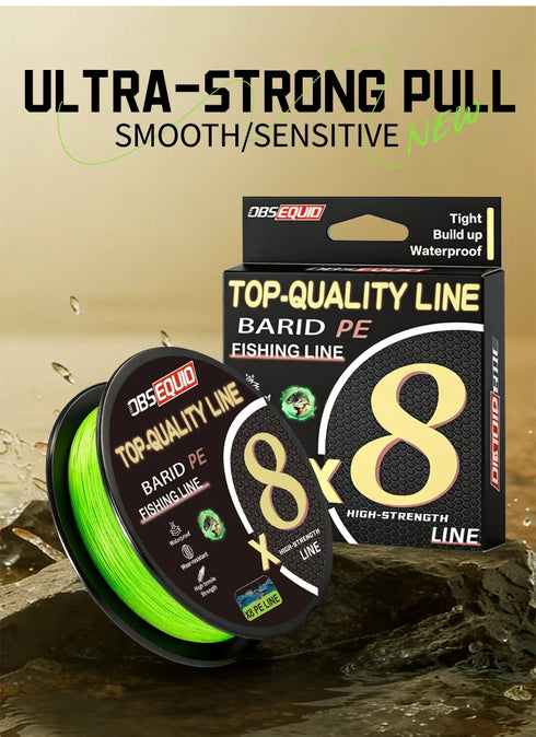 OBSEQUIO 8 Strand Braided Fishing Line 100/150/200M X8 PE Line fishing accessories For fishing equipment carp Braid Wire