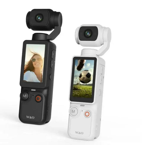 4K HD Video Recording Camera with 1.9" CMOS, USB Rechargeable, 180° Rotating Action Camcorder for Vlogging, Live Streaming