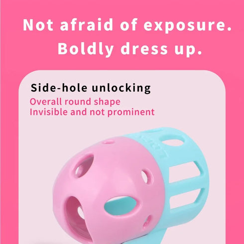 New Ringless Chastity Cage 5 Color Options Male Penis CB Lock Urethral Locking Device Sissy Device Breathable One-Piece Sex Toy